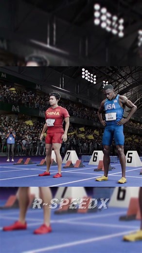 the two fastest starters ever in the same race 🔥 #100m #track #viral #edit #shorts #sports #sprint