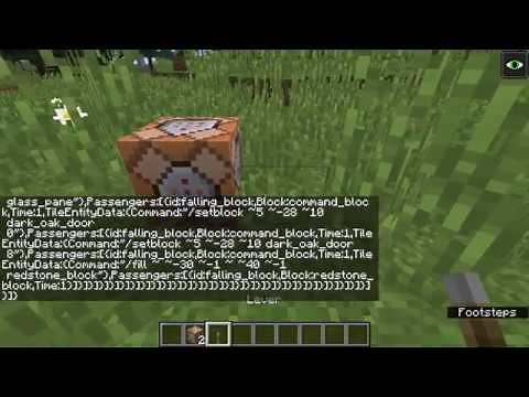 How to make a house in one command in minecraft 1 12 2!!