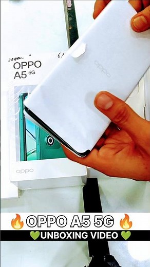 OPPO A5 5G Unboxing 🔥 | Latest OPPO A Series Smartphone 2025 | New Budget 5G Phone Look 😍#AxisMobile
