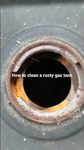 how to de-rust a metal gas tank