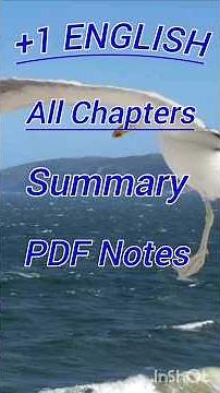 Plus one English All Chapters Summary| #plusoneimprovement #plusoneenglish