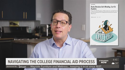 Navigating the college financial aid process: Journalist Ron Lieber joins 3News