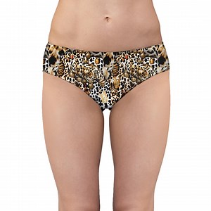 Realistic Leopard Tiger Print Women's Bikini Underwear Wild Animal Pattern Sexy Comfort Panties Lingerie - Etsy