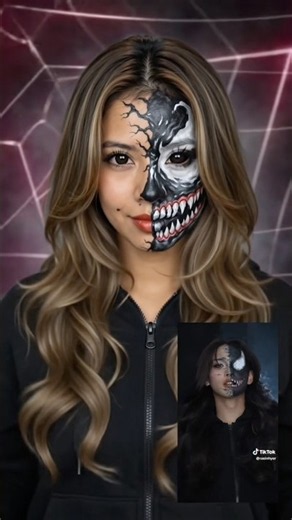 Version 2: Venom Girl AI Trend #venom #venomous #spiderman #spiderman2