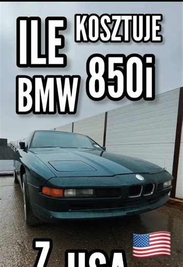Wybierz auto dla siebie 📲 AtlanticMOTO.pl Sprowadziłwm klasyka z silnikiem V12. Trafił do mnie klient, który szukał nietypowego auta. Na moim portalu wybrał ten egzemplarz, który udało mi się kupić w dobrej cenie. Jeżeli jesteś zainteresowany zakupem auta dokładnie tak jak mój klient, nie czekaj! Wejdź na 📲 AtlanticMOTO.pl i wybierz egzemplarz dla siebie 🫵 #bmw #bmw850i #autazusa #AtlanticMOTO