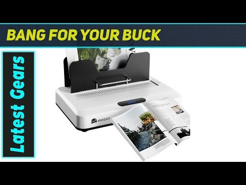 MAKEASY Thermal Binding Machine: The Ultimate 500-Sheet Digital Binder!