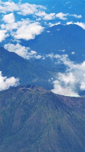 Beautiful mountain located in EAST java, the view was taken from the plane ✈️