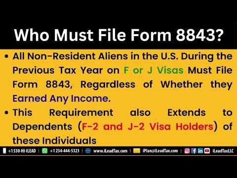Mar 18, Wednesday - About Form 8843