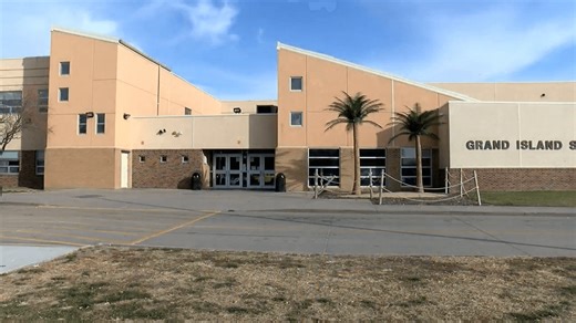 About 150 Grand Island Senior High students join student-led walkout downtown
