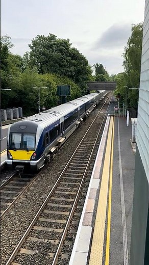 TRANSLINK TRAIN departing LISBURN STATION in NORTHERN IRELAND