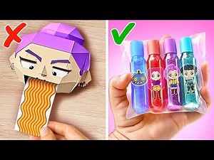 DIY Study Vibe Supplies ✨📚 Adorable K-Pop Demon Hunters Cardboard Crafts