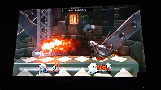 JennyBlue91 deployed all of Sephiroth's awesome power against a ghostly Kirby for the ultimate smack-down on Super Smash Bros. Ultimate for the Nintendo Switch, securing her victory with a new personal best of 1,800 points. #supersmashbros #kirby | Twin Galaxies