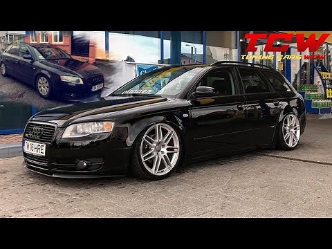 Audi A4 B7 Bagged on OEM S line Rims Project by Paul