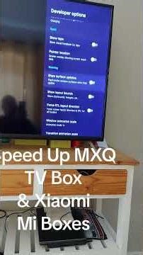 Speed Up MXQ Pro TV Box #androidtvbox
