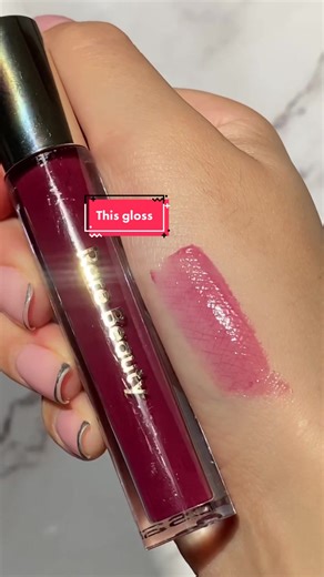 Rare Beauty Glossy Balm in Nearly Berry - Hydrating Lip Product Review