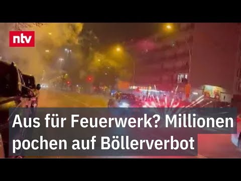 Aus für Feuerwerk? Millionen pochen auf Böllerverbot - Schwere Nacht für Einsatzkräfte | ntv