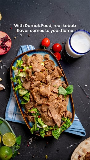 The doner taste you miss, Damak brings to the world. 🌍 With Damak Food, real kebab flavor comes to your home. From production to your plate, every step is made with care. Taste tradition. Taste Damak. #DamakFood | Damak Food