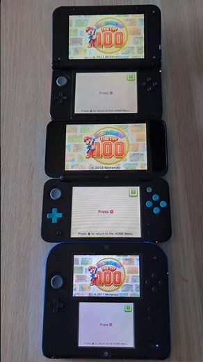 Mario Party Top 100- Nintendo 3DS XL vs New 2DS XL vs 2DS Speed Comparison