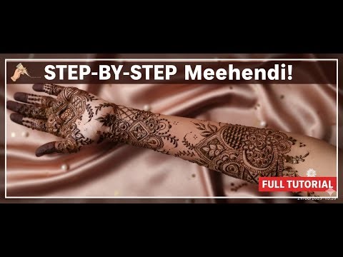 Full Hand Mahendi Tutorial | Step-by-Step Mehndi Design for Beginners | Detailed Long Video Guide