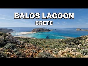 Balos Lagoon from Above 🇬🇷 | Pure natural beauty of Crete | Where two seas meet
