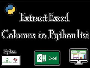 How to Convert Excel columns to python lists using pandas library|Pandas |Numpy |Data #datascience