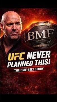 Story of UFC's BMF Belt 🏆I The Complete BMF Belt Story Explained I UFC BMF Belt History I BMF Belt