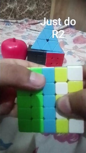 chekerboard pattern on 5x5 cube #cube #puzzle #cubingtutorial