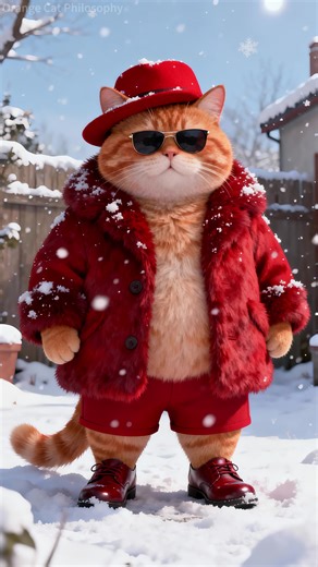 Funny orange cat dancing created with Kling2.6 Motion Control 👉 Try the #KlingAIDance @klingai_official #KlingAI #KlingMotionControl #Kling26