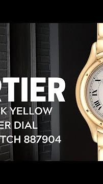 Cartier Cougar 18K Yellow Gold Silver Dial Ladies Watch 887904 Review | SwissWatchExpo