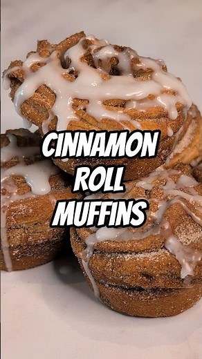 How to Make Easy Cinnamon Roll Muffins | Quick Recipe #cinnamonrollmuffins #easybaking