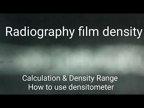 Radiography film density ll RT film density calculation & range ll How to use densitometer?