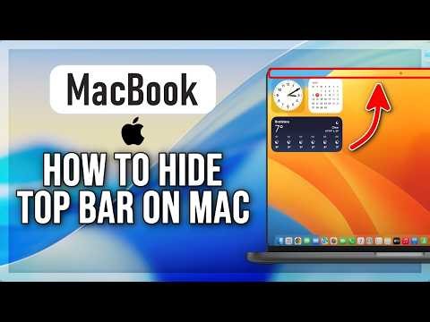 How to Hide Top Menu Bar on Mac (Step‑by‑Step Guide) 2026