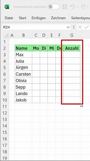 Create attendance list in Excel #excel #office365