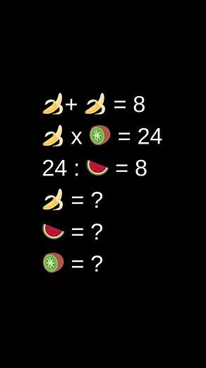 Can You Solve This Emoji Math Puzzle? 🍎🍌🤯