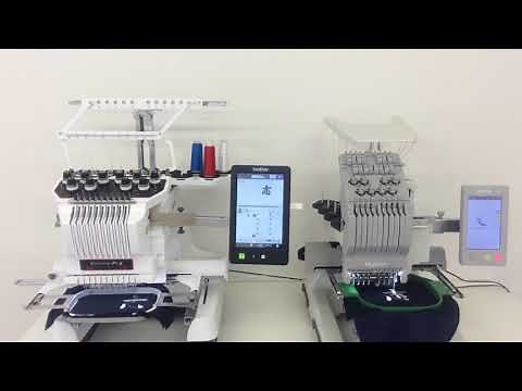 ブラザーのPR1050X(PR670E)とタジマSAI(彩)の刺しゅうミシンの作業時間比較ー柔道着の胸の大きさの文字