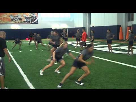Auburn Softball 8-25-2011 Agility and Conditioning Workout.wmv