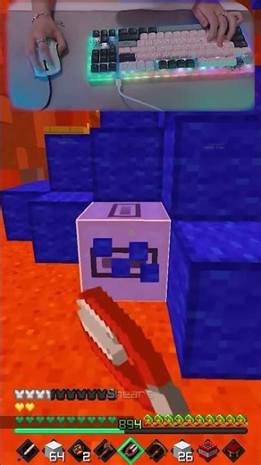 Bedwars BLOCKIN #minecraft #gaming #hypixel #fypp #bedwars #bedwarsasmr #minecraftshorts #shorts