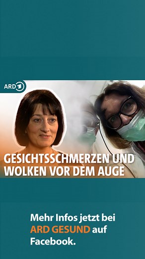 👉 www.ndr.de/visite-434.html Claudia G. ist verzweifelt. Tag für Tag verliert sie mehr Sehkraft auf dem linken Auge. Lange gibt es keine Erklärung dafür, was die schleichende Erblindung verursacht, doch dann macht ihre Zahnärztin eine überraschende Entdeckung. | ARD GESUND