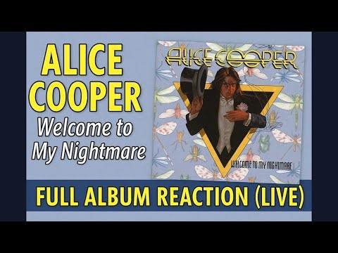 ALICE COOPER — Welcome to My Nightmare (1975) | Full Album Reaction (LIVE)