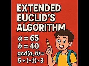 Extended Euclid's algorithm