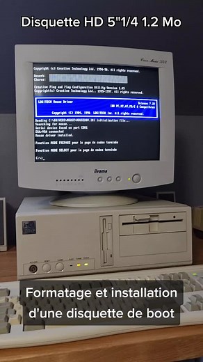 Booting Process Explained: Retro Computer 486DX2 and MS-DOS in the 90s