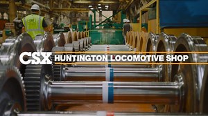 #DidYouKnow? The CSX #Huntington Locomotive Shop in #WestVirginia specializes in heavy repairs and builds, keeping #rail operations running strong. Spanning over 11 acres, the shop boasts 94 overhead cranes, enough space to hold 190 locomotives, and a #ONECSX team that works collaboratively, efficiently, and safely—with M1003 AAR certification to prove it! #CSXFunFriday | CSX