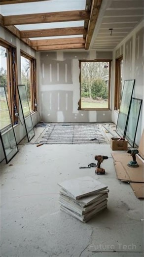 Luxury Glass-Enclosed Sunroom with Botanical Elegance #LuxurySunroom #homerenovation