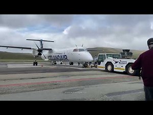 Landing and Leaving the Faroe Islands by Plane 2024