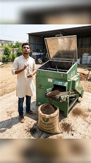 Industrial Food Waste Compost Machine | Organic Fertilizer Manufacturing Business |