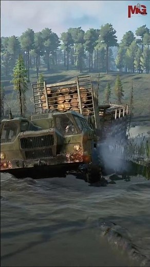 The BEST Way to Deliver Medium Logs from Railway Station to Farm in Snow Runner