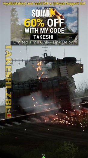 We bully their Challenger 2 #steamsale #squad #squadgameplay