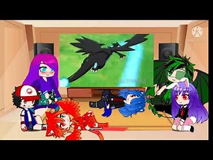 Some characters react to Ash-Greninja AMV Feel Invincible by Skillet
