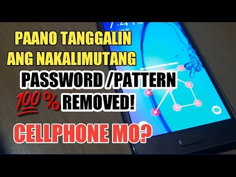 PAANO TANGGALIN ANG NAKALIMUTANG PASSWORD SA CELLPHONE