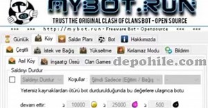 Clash of Clans Mybot.run 7.5.1 Bot İndir Türkçe Mayıs 2018